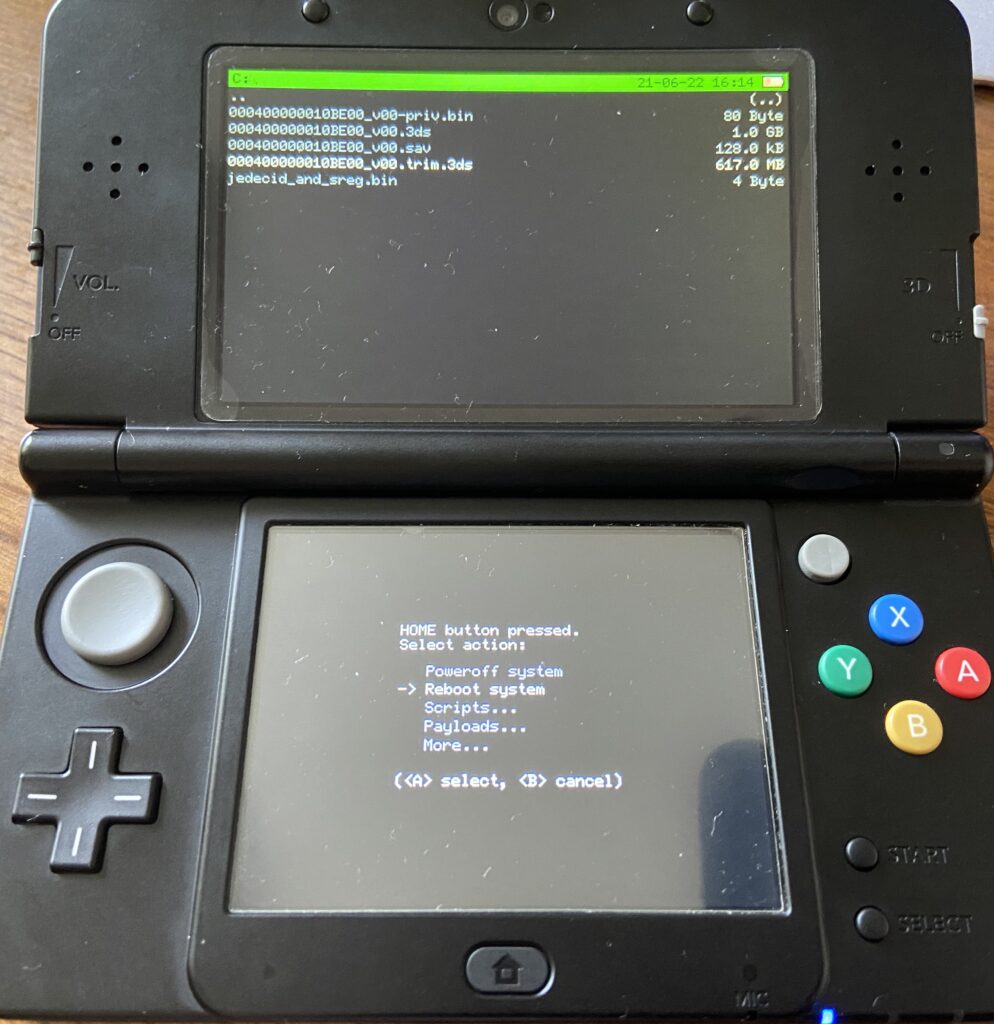 3ds ダウンロードソフト 吸出し ゲームROM＆セーブデータ吸出し